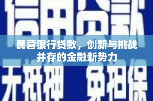 福田民营银行贷款，创新与挑战并存的金融新势力