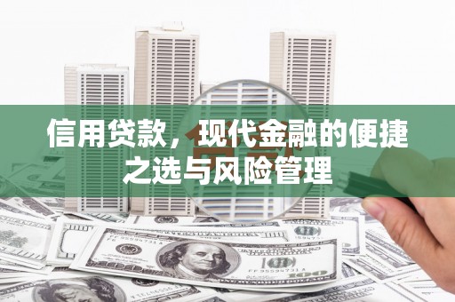 福田信用贷款，现代金融的便捷之选与风险管理