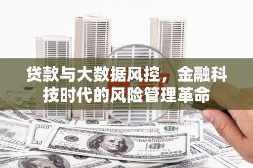 福田贷款与大数据风控，金融科技时代的风险管理革命