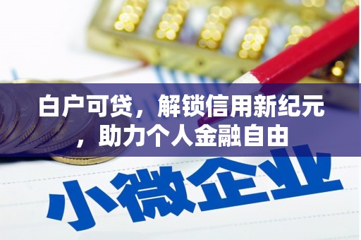 福田白户可贷，解锁信用新纪元，助力个人金融自由