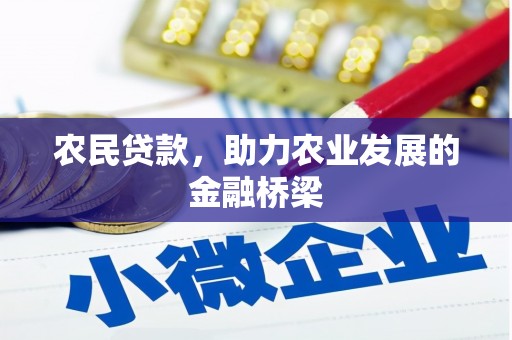 福田农民贷款，助力农业发展的金融桥梁
