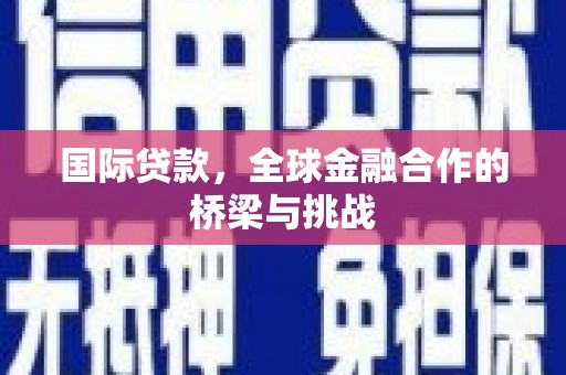 福田国际贷款，全球金融合作的桥梁与挑战
