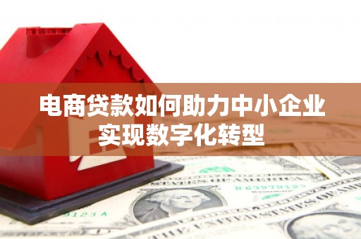 福田电商贷款如何助力中小企业实现数字化转型