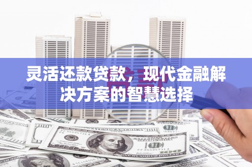 福田灵活还款贷款，现代金融解决方案的智慧选择