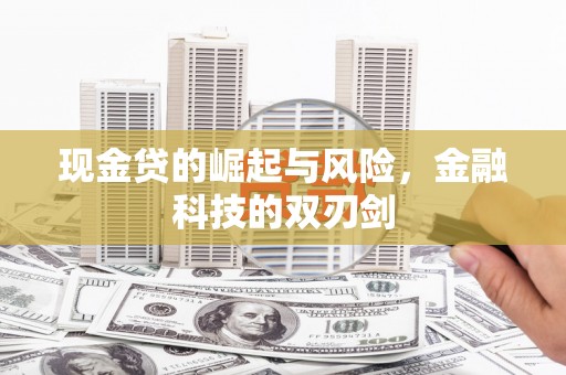 福田现金贷的崛起与风险，金融科技的双刃剑