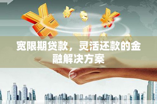 福田宽限期贷款，灵活还款的金融解决方案