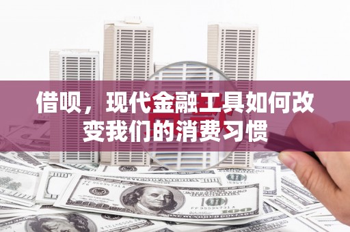 福田借呗，现代金融工具如何改变我们的消费习惯