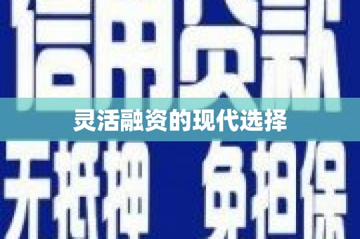 福田灵活融资的现代选择